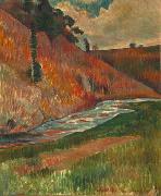 Charles Laval The Aven Stream painting
